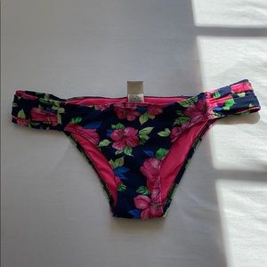 hollister floral swim bottoms